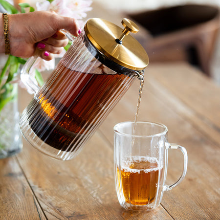 Vialli Design - Tulip French Press kavinukas, 1l auksinė
