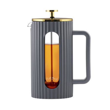 Vialli Design - Livio French Press kavinukas, 1l pilka / auksinė