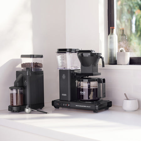 Moccamaster - KM5 Burr Grinder Matt Black automatinis kavos malūnėlis
