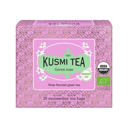 Kusmi Tea - Green rose BIO, 20 arbatos maišelių