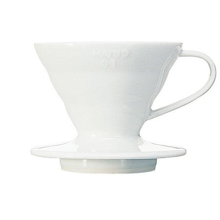Hario - V60-01 Keraminis kavos lašintuvas, baltas
