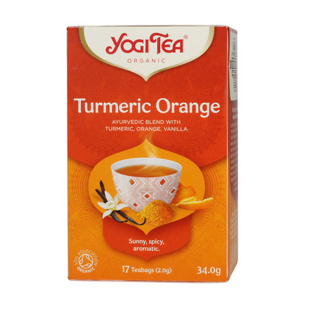 Yogi Tea – Turmeric Orange, ekologiška arbata maišeliuose