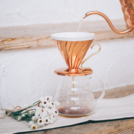 Hario - V60-02 Metalinis lašintuvas, varinis
