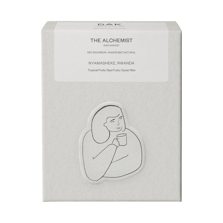 DAK Coffee Roasters - Rwanda The Alchemist Anaerobic Natural Espresso Kavos pupelės, 250 g