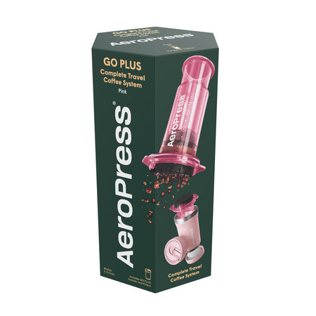 AeroPress Go Plus Coffee Maker, rožinis