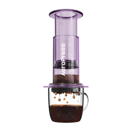 AeroPress Clear Purple Coffee Maker