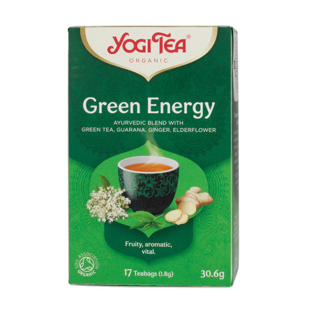 Yogi Tea Green Energy, ekologiška arbata maišeliuose