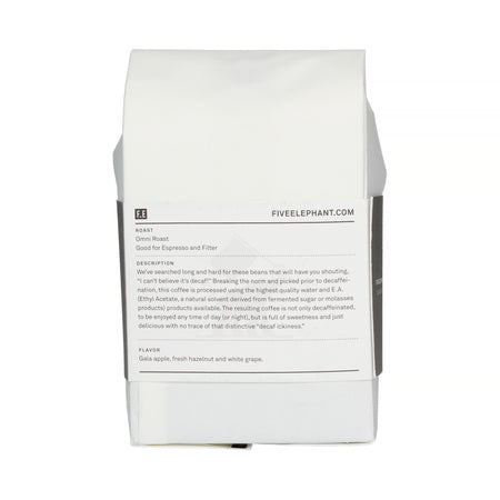 Five Elephant - Colombia Omniroast Decaf kavos pupelės be kofeino, 250g