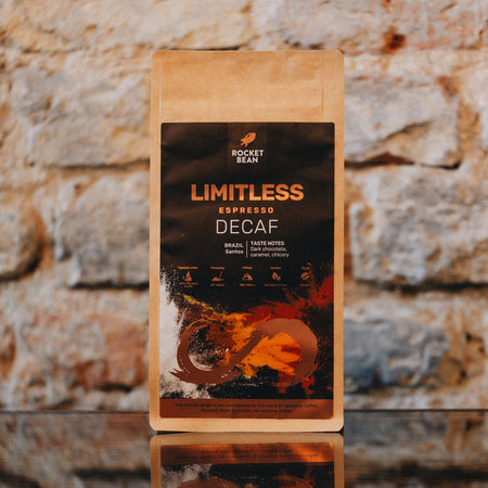 Rocket Bean - Brazylia Limitless Decaf Espresso kavos pupelės, 500 g