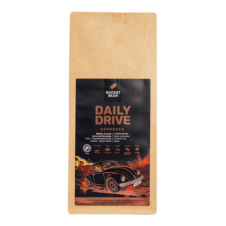 Rocket Bean - DAILY DRIVE Brazil Natural Espresso kavos pupelės, 500 g