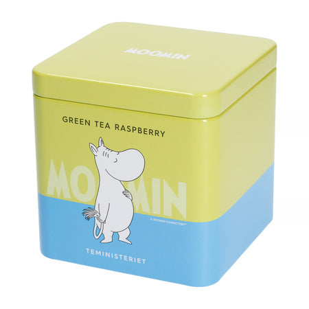 Moomin Green Tea Raspberry - Žalioji biri arbata, 100 g