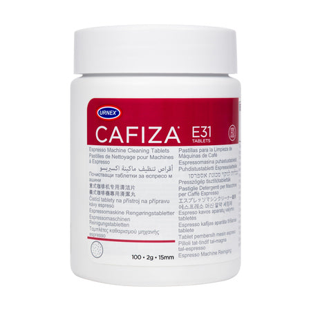 Urnex Cafiza E31 - Espreso kavos aparato valymo tabletės, 100 vnt.