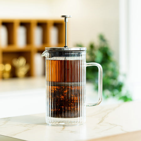 Vialli Design - Vialli Design - Tulip French Press kavinukas, 1l sidabro