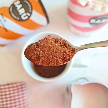 BARÚ – Dark Hot Chocolate Powder šokolado milteliai, 200g