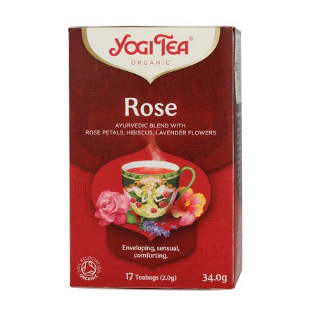 Yogi Tea Rose, ekologiška arbata maišeliuose