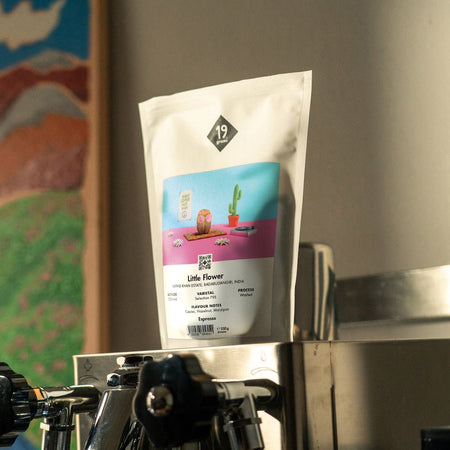 19Grams - Kavos pupelės India Little Flower Washed Espresso, 250g
