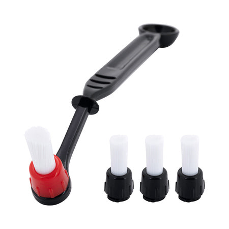 Espresso Gear - valymo šepetėlis + 3 pakaitinės galvutės