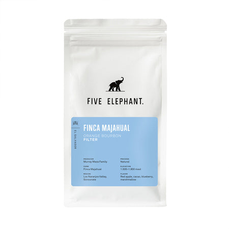 Five Elephant - El Salvador Finca El Majahual Orange Bourbon Filter kavos pupelės, 250 g