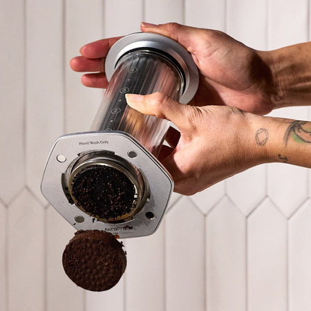 AeroPress Premium - Glass Coffe Maker Black