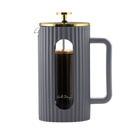 Vialli Design - Livio French Press kavinukas, 1l pilka / auksinė
