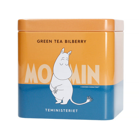 Moomin Green Tea Bilberry - Žalioji biri arbata su mėlynėmis, 100 g