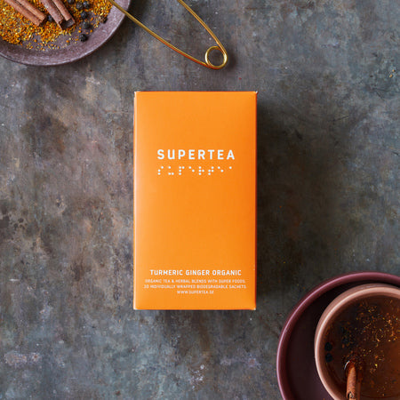 Supertea ciberžolė imbieras - BIO 20 arbatos maišelių