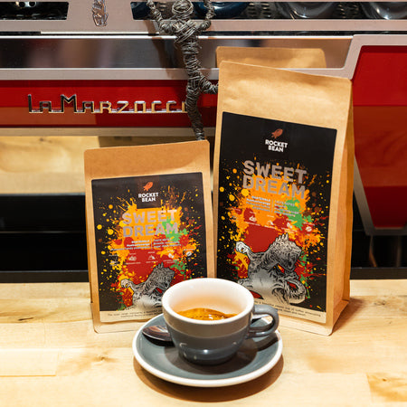 Rocket Bean - Guatemala Huehuetango Sweet Dream Washed Espresso kavos pupelės, 500 g