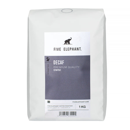 Five Elephant - Colombia Cauca Washed Decaf Omniroast kavos pupelės be kofeino, 1kg