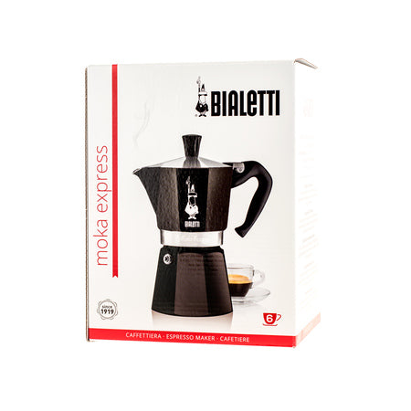Bialetti Moka Express kavinukas 6-cup Juodas