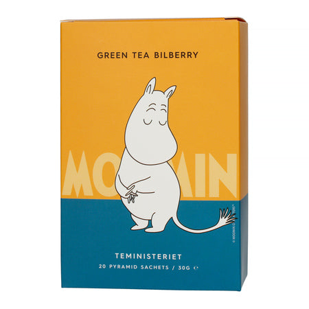 Moomin Green Tea Bilberry - 20 arbatos maišelių