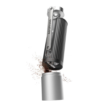 AeroPress – rankinis malūnėlis, pilkas
