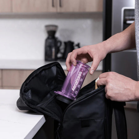 AeroPress Clear Purple Coffee Maker