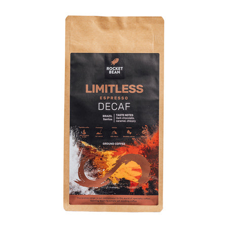 Rocket Bean - Brazylia Limitless Decaf Espresso kavos pupelės,  500 g