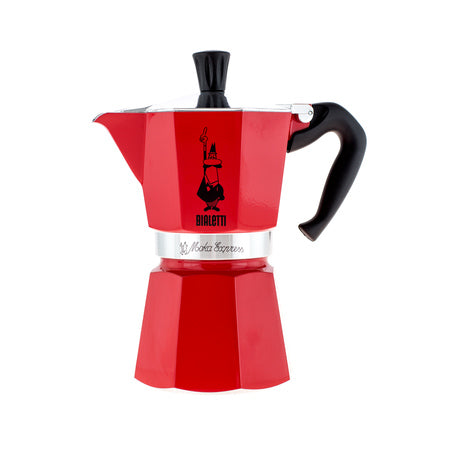 Bialetti Moka Express kavinukas 6-cup Raudonas