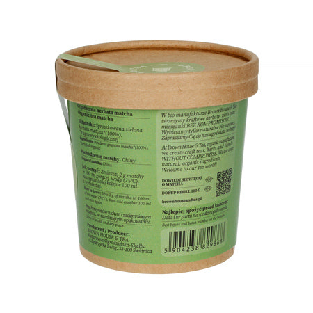 Brown House & Tea - Matcha Bio, 40 g