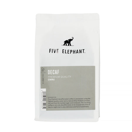Five Elephant - Colombia Omniroast Decaf kavos pupelės be kofeino, 250g
