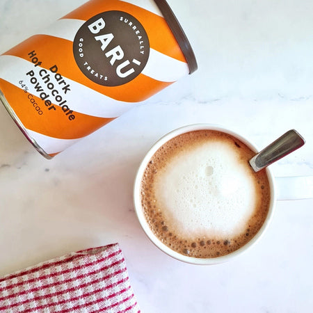 BARÚ – Dark Hot Chocolate Powder šokolado milteliai, 200g
