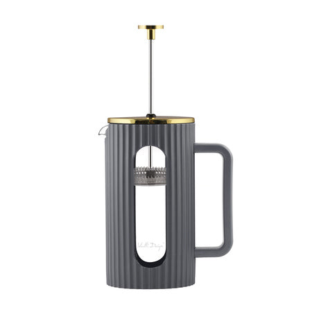 Vialli Design - Livio French Press kavinukas, 1l pilka / auksinė