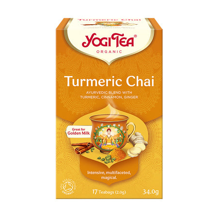 Yogi Tea – Turmeric Chai, ekologiška arbata maišeliuose
