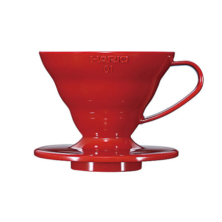 Hario - V60-01 Keraminis kavos lašintuvas, raudonas
