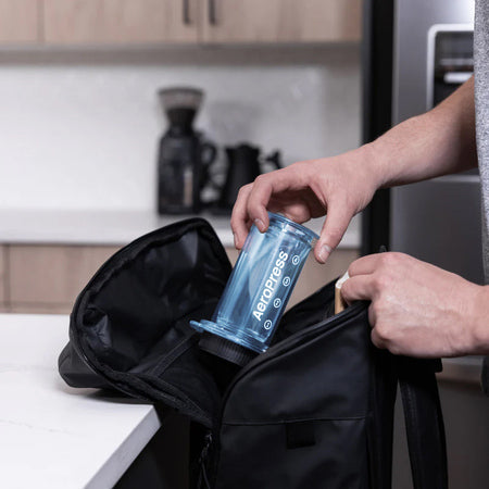 AeroPress Clear Blue Coffee Maker