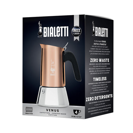 Bialetti New Venus Moka kavinukas 4-cup, varinis