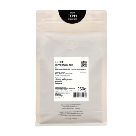 Miga Coffee - Teppi Espresso kavos pupelės, 250 g