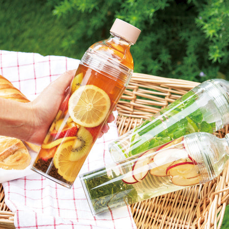 Hario - Filter-In Bottle Portable, 400ml rožinis