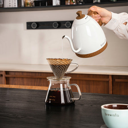 Brewista – Artisan kintamos temperatūros elektrinis virdulys, baltas 1l