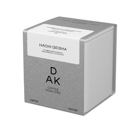 DAK Coffee Roasters - Colombia Hachi Geisha Washed Filter Kavos pupelės, 60 g