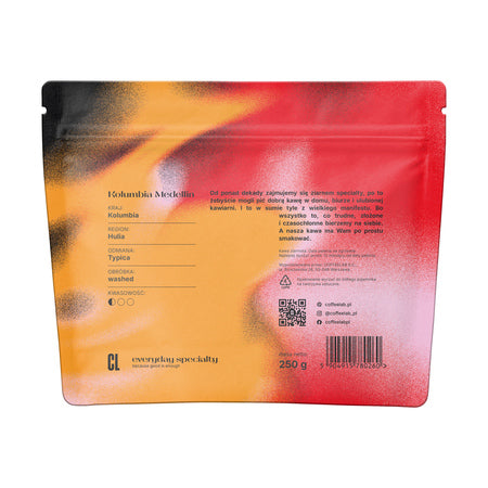 COFFEELAB - Colombia Medellin Washed Espresso Kavos pupelės, 250 g