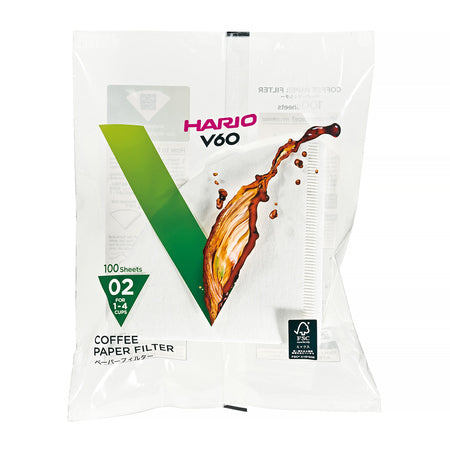 Hario V60-02 popieriniai filtrai