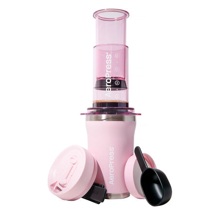 AeroPress Go Plus Coffee Maker, rožinis