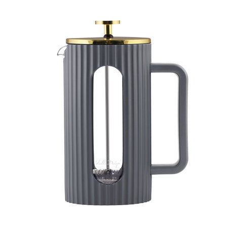 Vialli Design - Livio French Press kavinukas, 1l pilka / auksinė